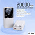 20000 Mah Power Bank with Digital Display(Fast Charging)